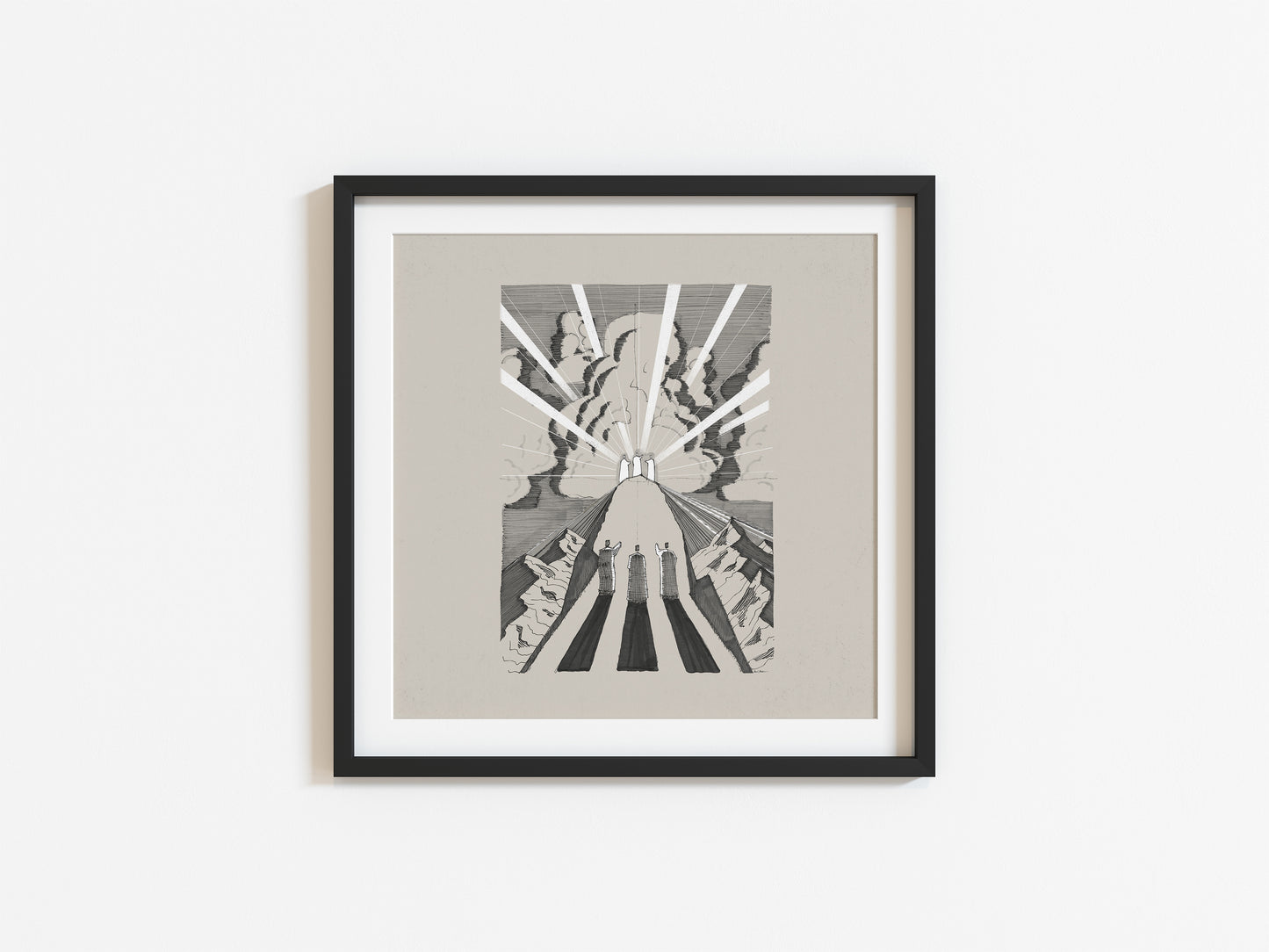 The Transfiguration Jesus Moses Elijah - Digital Print