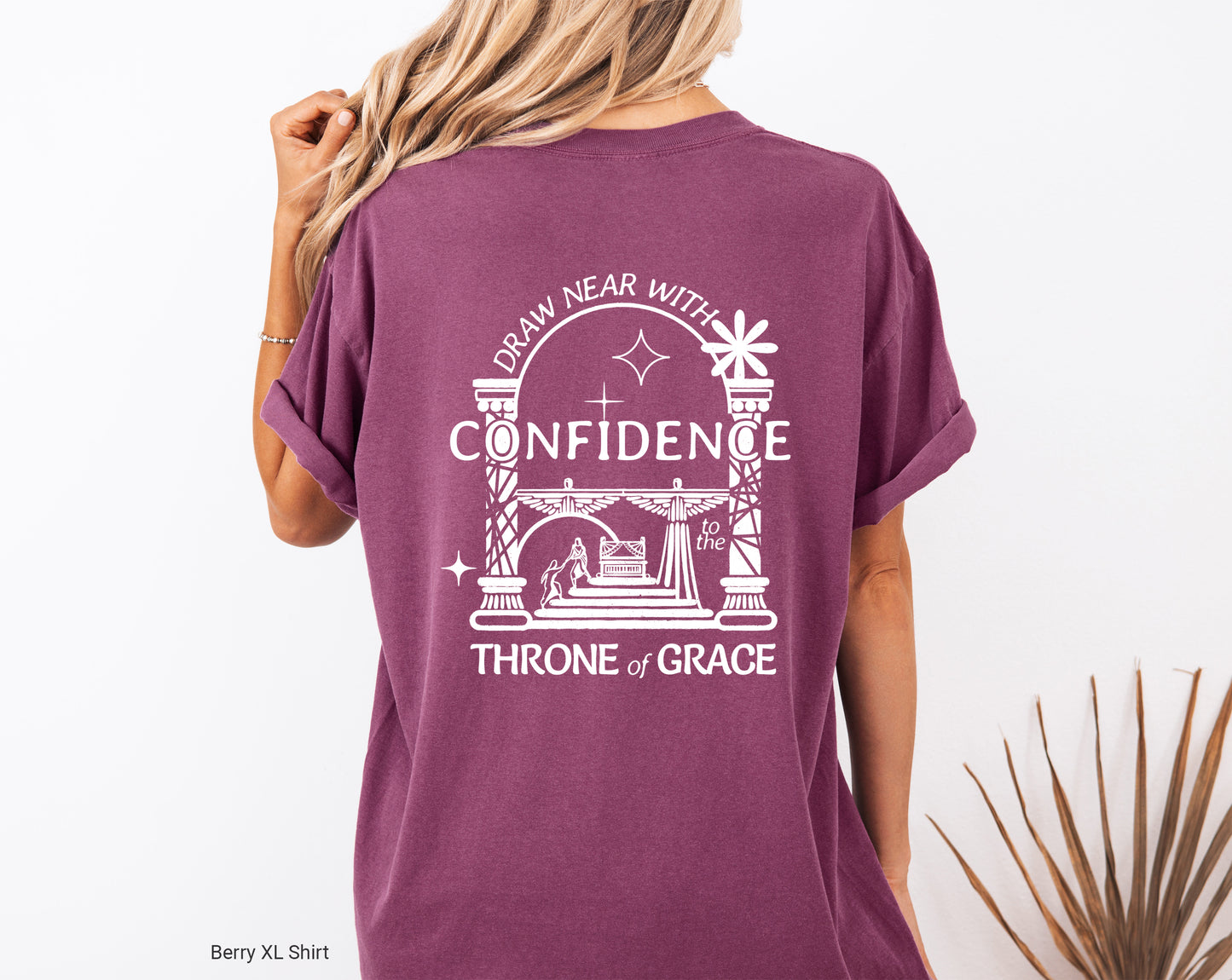 Draw Near With Confidence to the Throne of Grace - Unisex Garment-Dyed T-shirt - Comfort Colors®