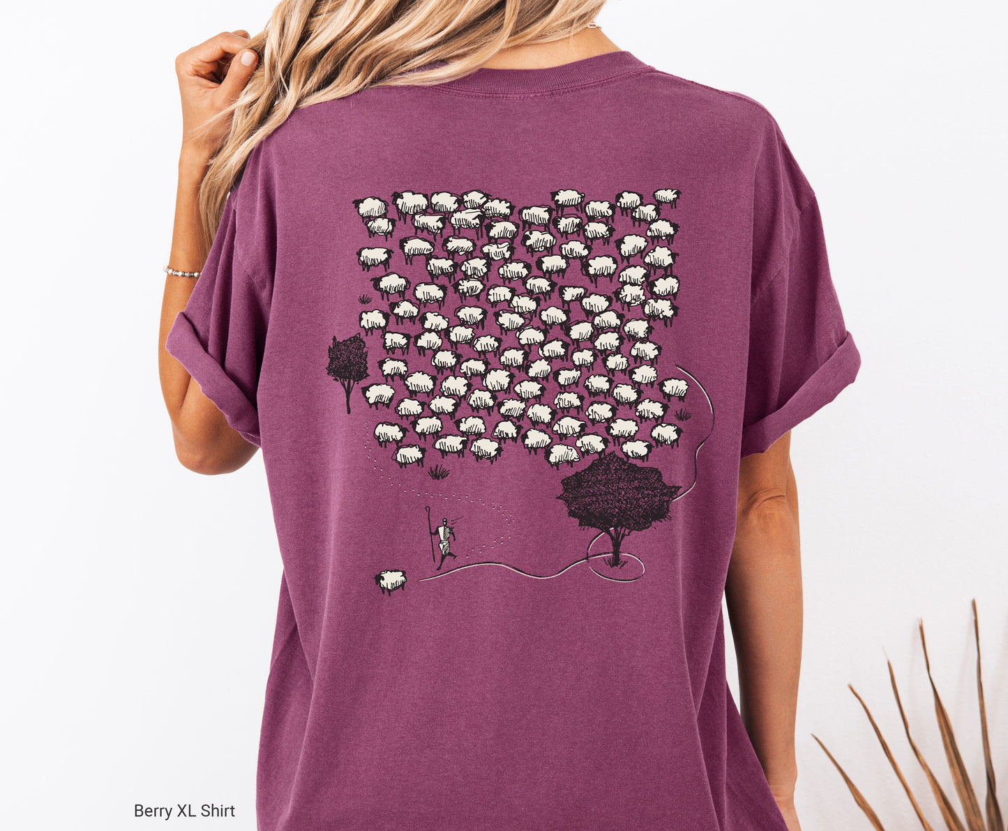 Leaves the 99 Sheep - Unisex Garment-Dyed T-shirt - Comfort Colors®