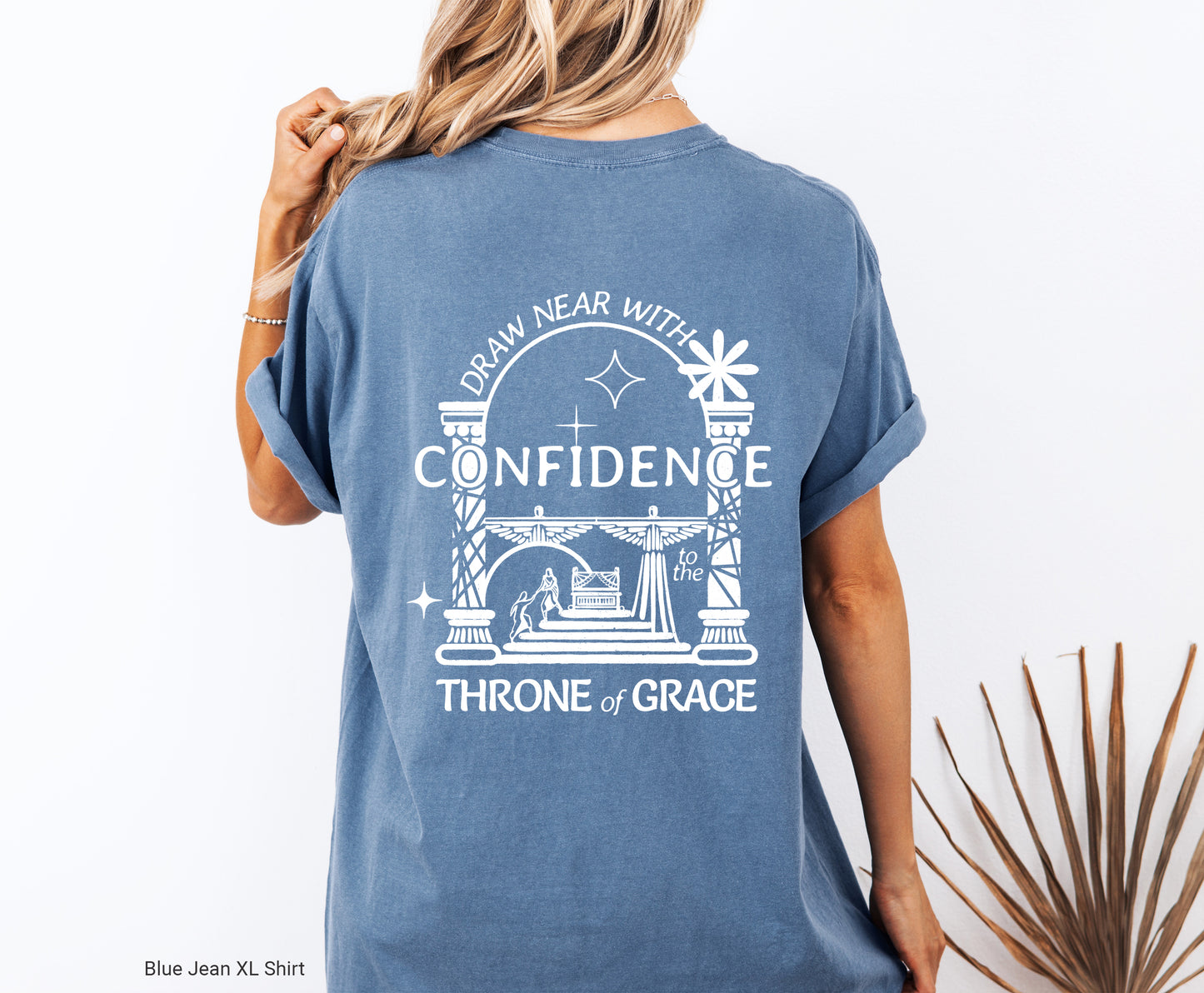 Draw Near With Confidence to the Throne of Grace - Unisex Garment-Dyed T-shirt - Comfort Colors®