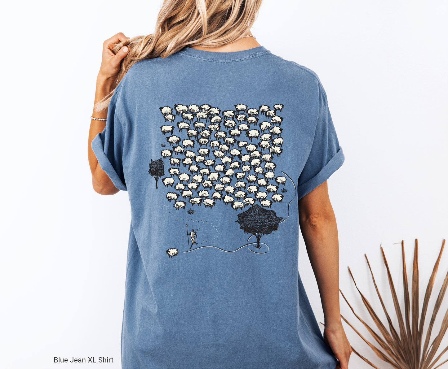 Leaves the 99 Sheep - Unisex Garment-Dyed T-shirt - Comfort Colors®