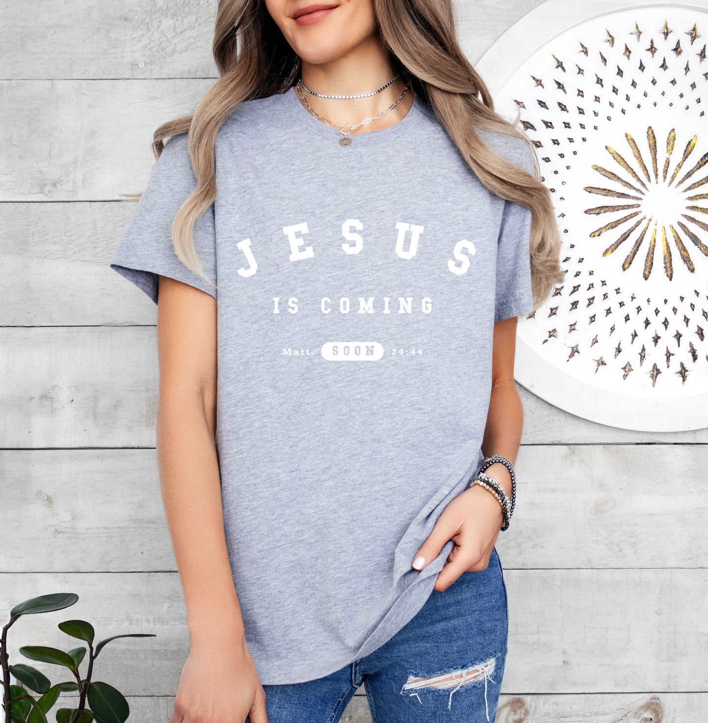 Jesus is Coming Soon - Unisex Jersey Short Sleeve Tee - Bella Canvas 3001