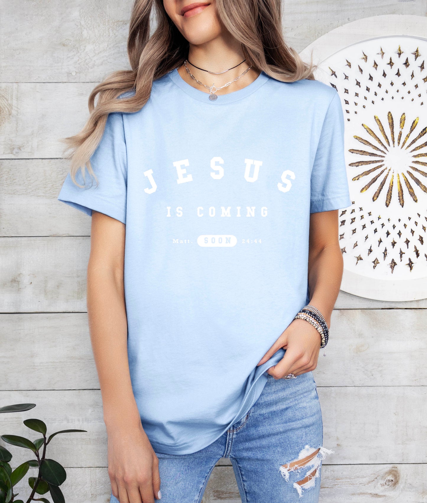 Jesus is Coming Soon - Unisex Jersey Short Sleeve Tee - Bella Canvas 3001