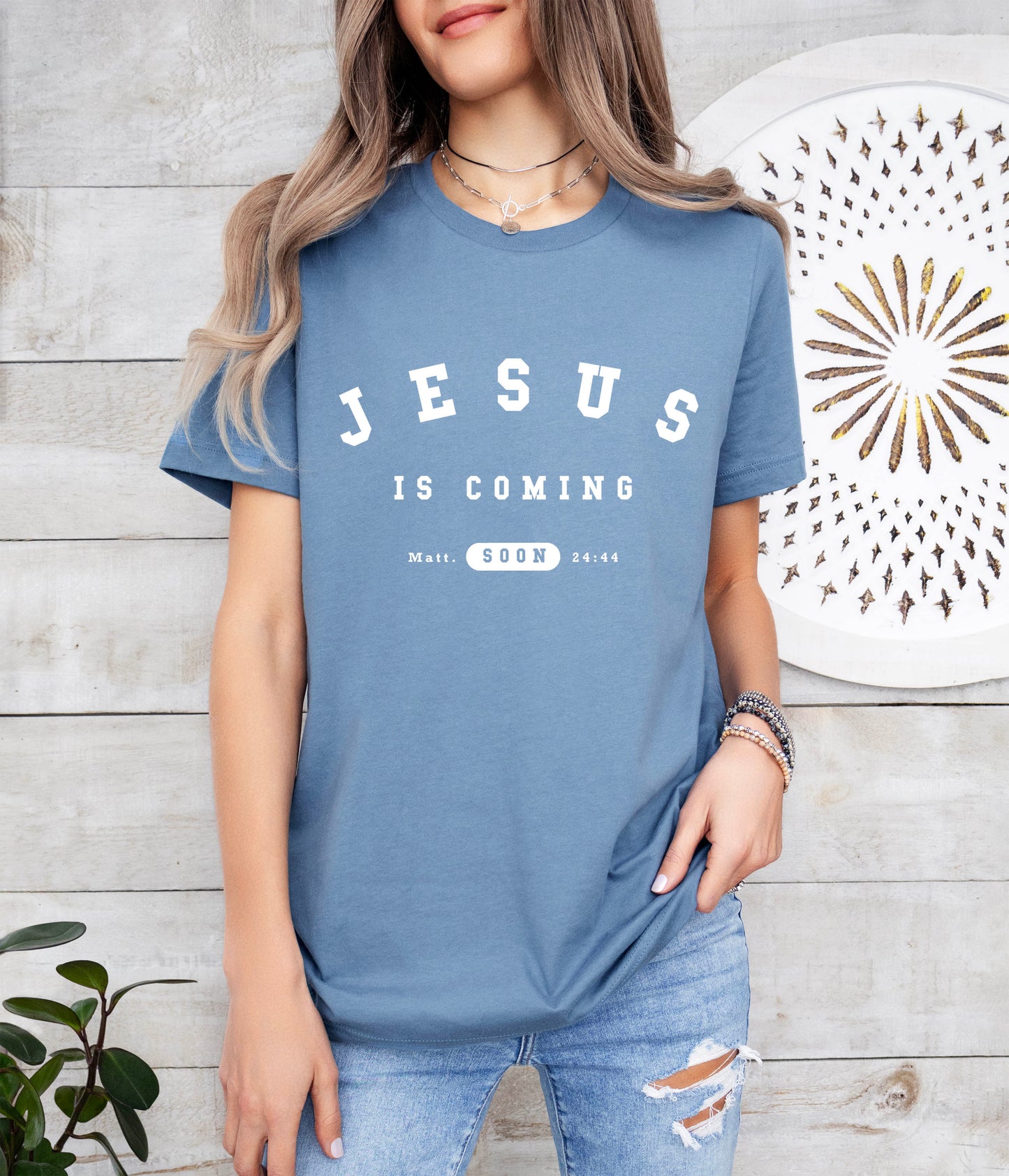 Jesus is Coming Soon - Unisex Jersey Short Sleeve Tee - Bella Canvas 3001