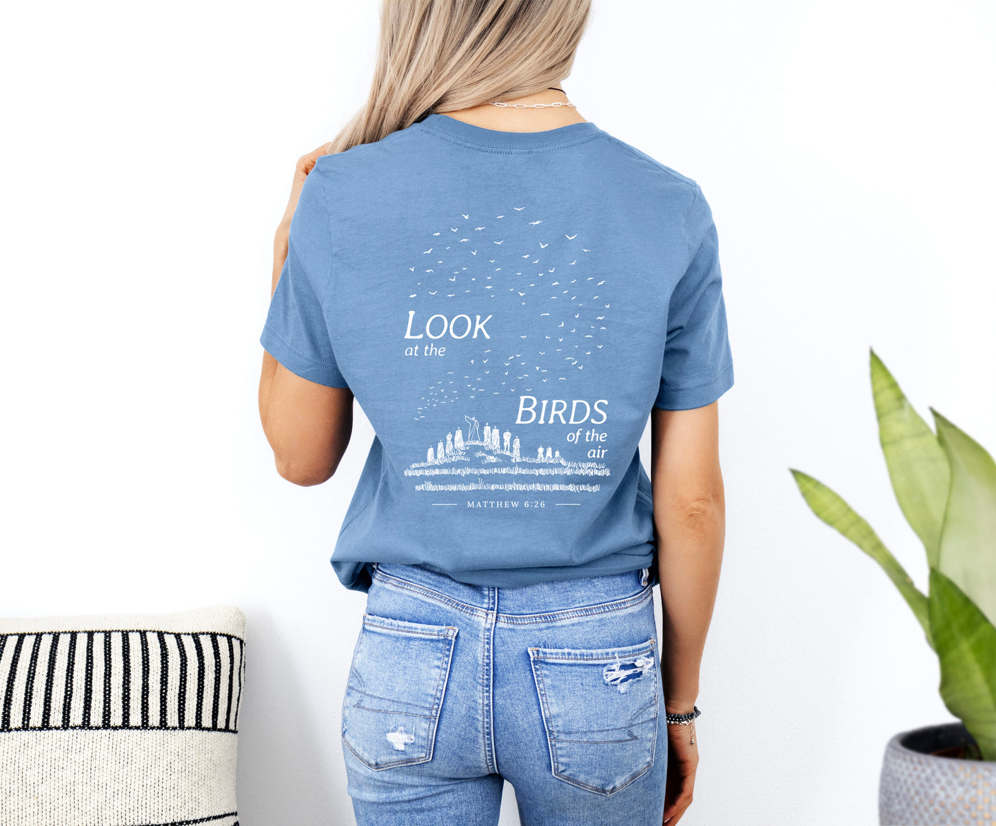 Look at the Birds of the Air - Unisex Jersey Short Sleeve Tee - Bella Canvas 3001