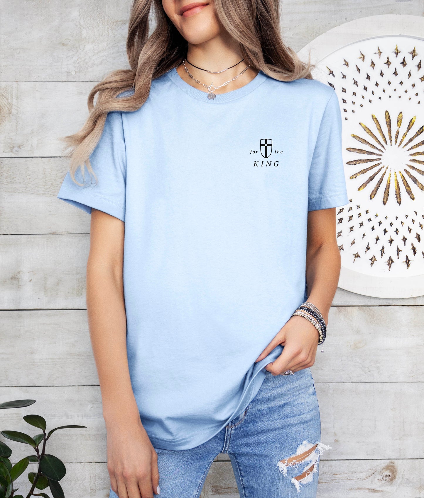 Armor of God, For the King - Unisex Jersey Short Sleeve Tee - Bella Canvas 3001