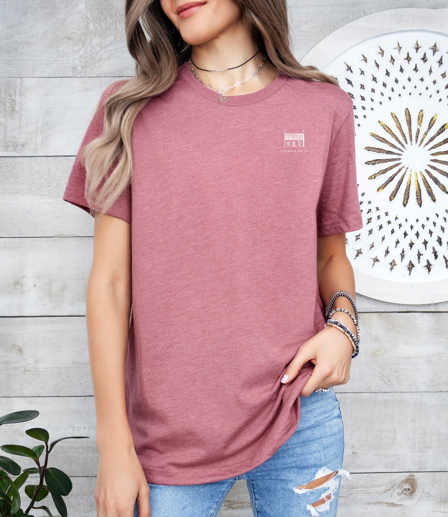 As For Me and My House Joshua 24:15 - Unisex Jersey Short Sleeve Tee - Bella Canvas 3001