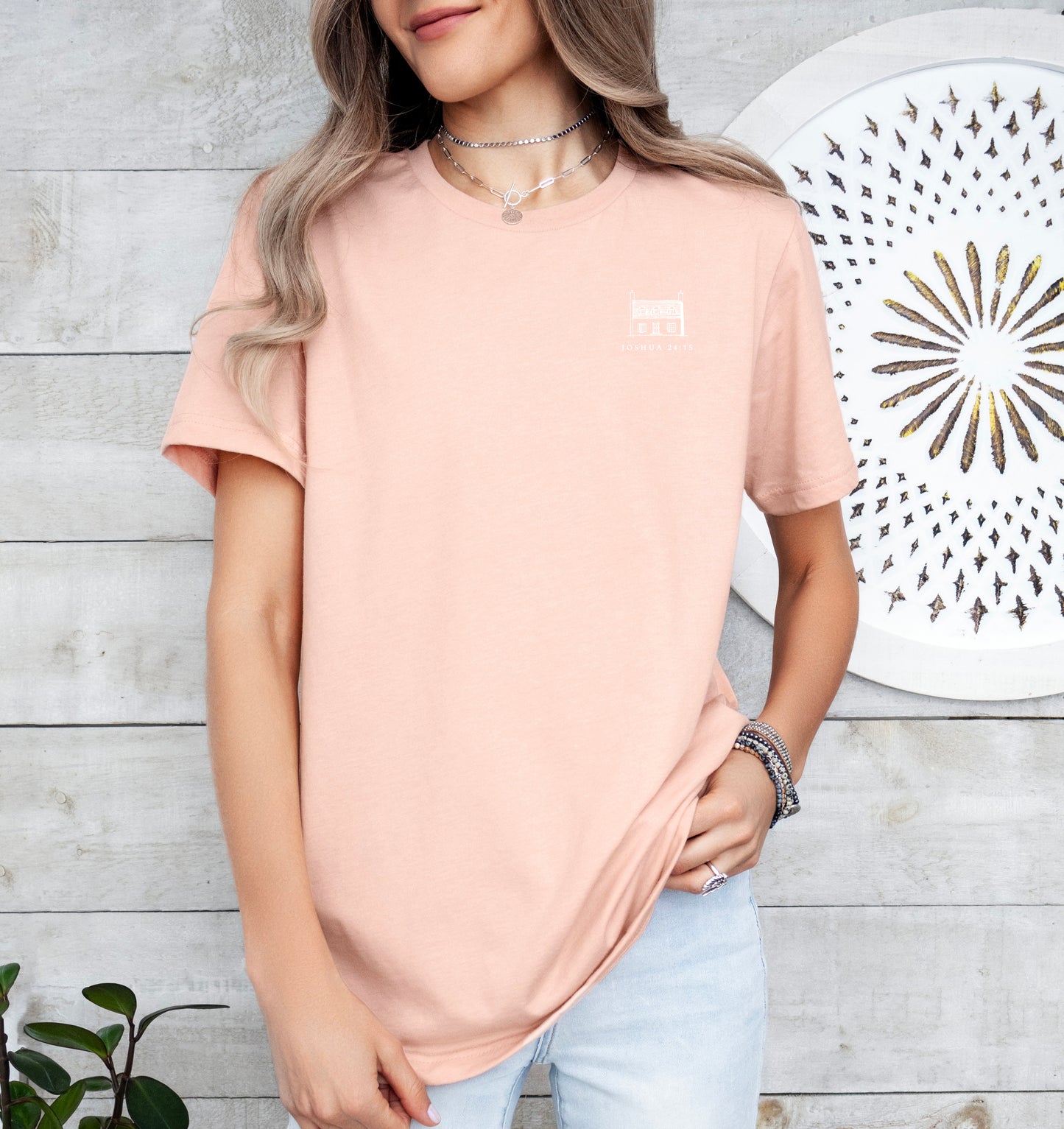 As For Me and My House Joshua 24:15 - Unisex Jersey Short Sleeve Tee - Bella Canvas 3001