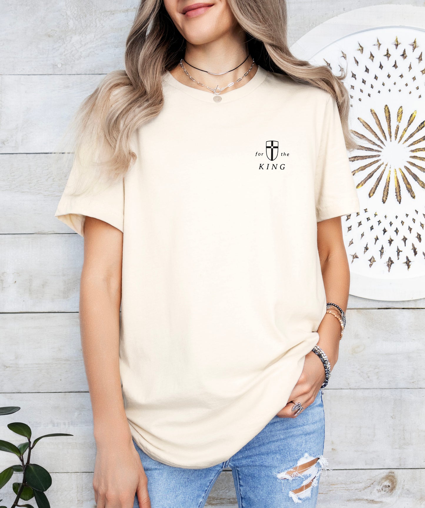Armor of God, For the King - Unisex Jersey Short Sleeve Tee - Bella Canvas 3001