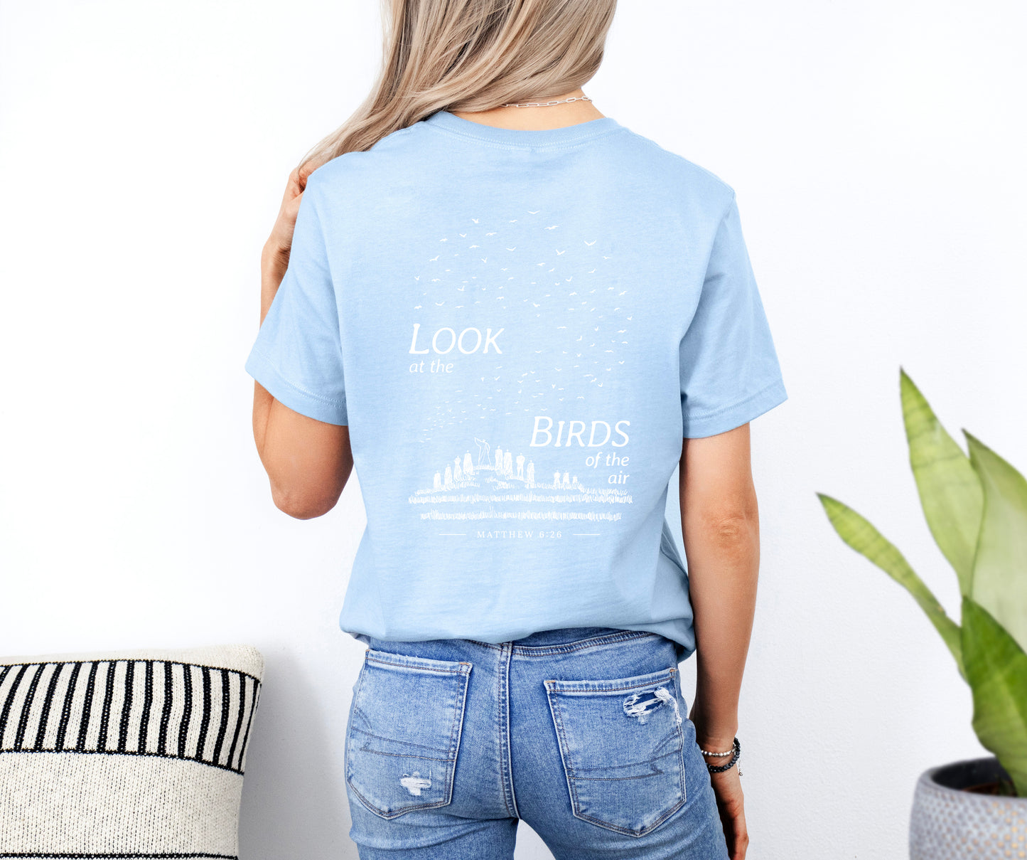 Look at the Birds of the Air - Unisex Jersey Short Sleeve Tee - Bella Canvas 3001