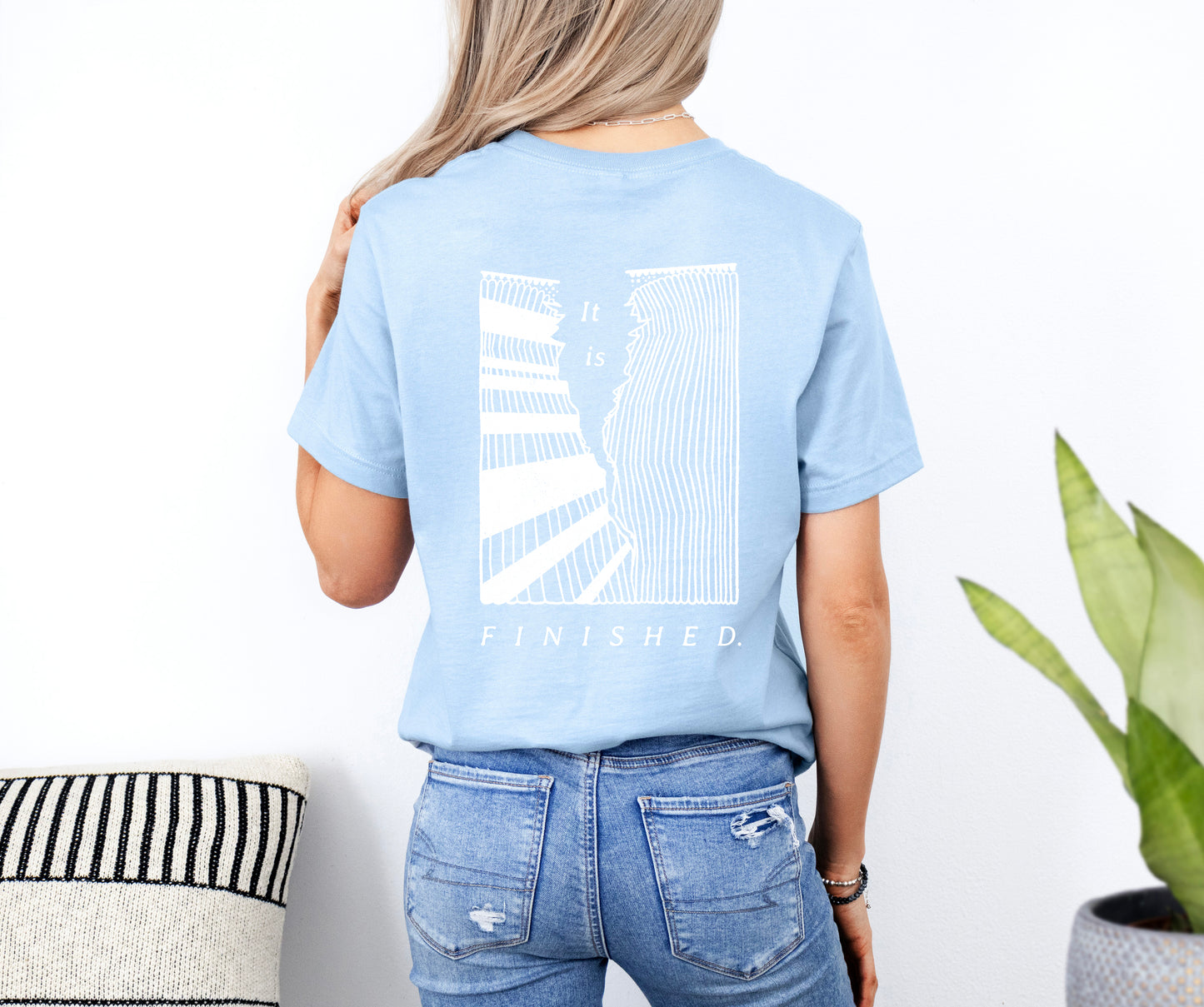 It Is Finished Veil is Torn - Unisex Jersey Short Sleeve Tee - Bella Canvas 3001