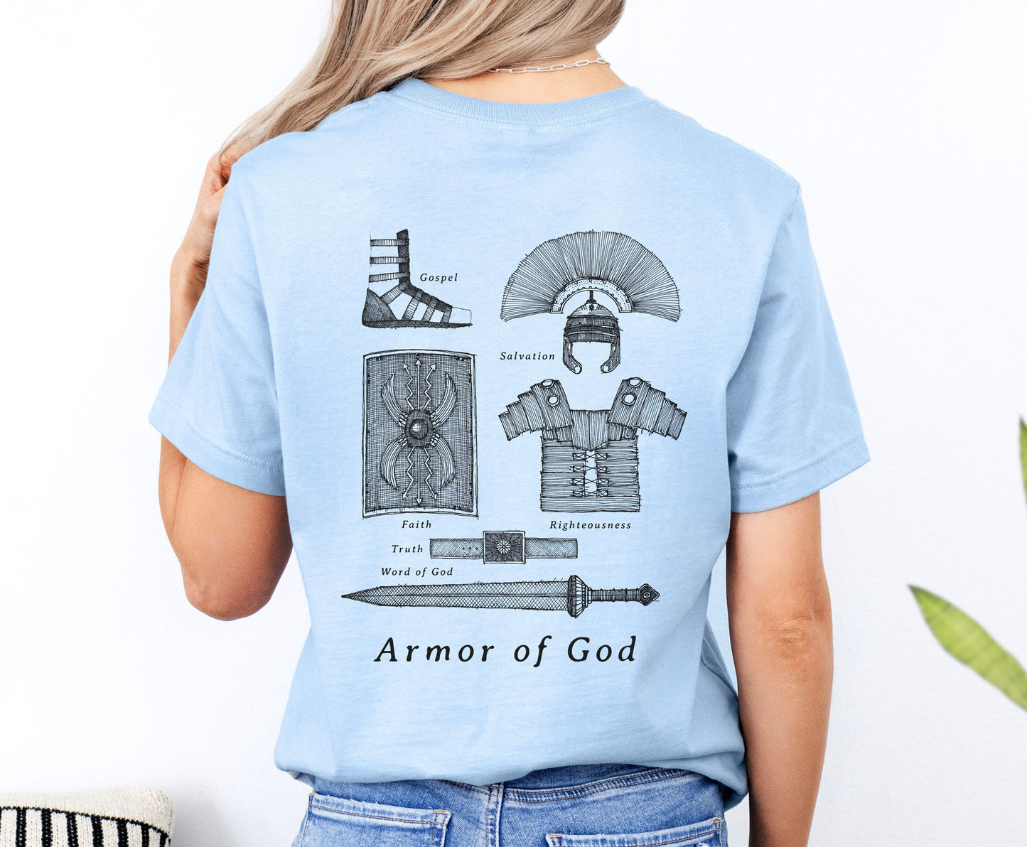 Armor of God, For the King - Unisex Jersey Short Sleeve Tee - Bella Canvas 3001