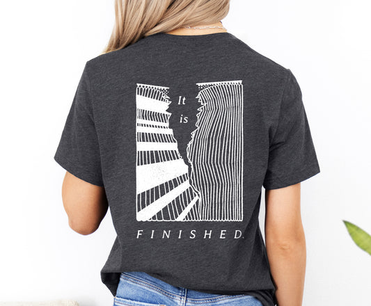 It Is Finished Veil is Torn - Unisex Jersey Short Sleeve Tee - Bella Canvas 3001