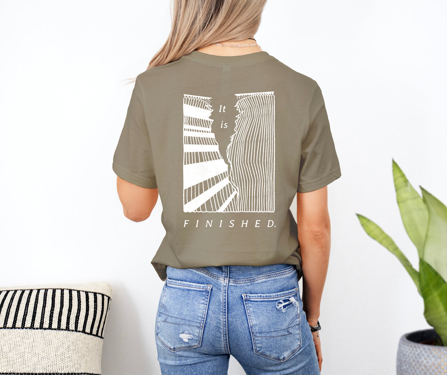 It Is Finished Veil is Torn - Unisex Jersey Short Sleeve Tee - Bella Canvas 3001