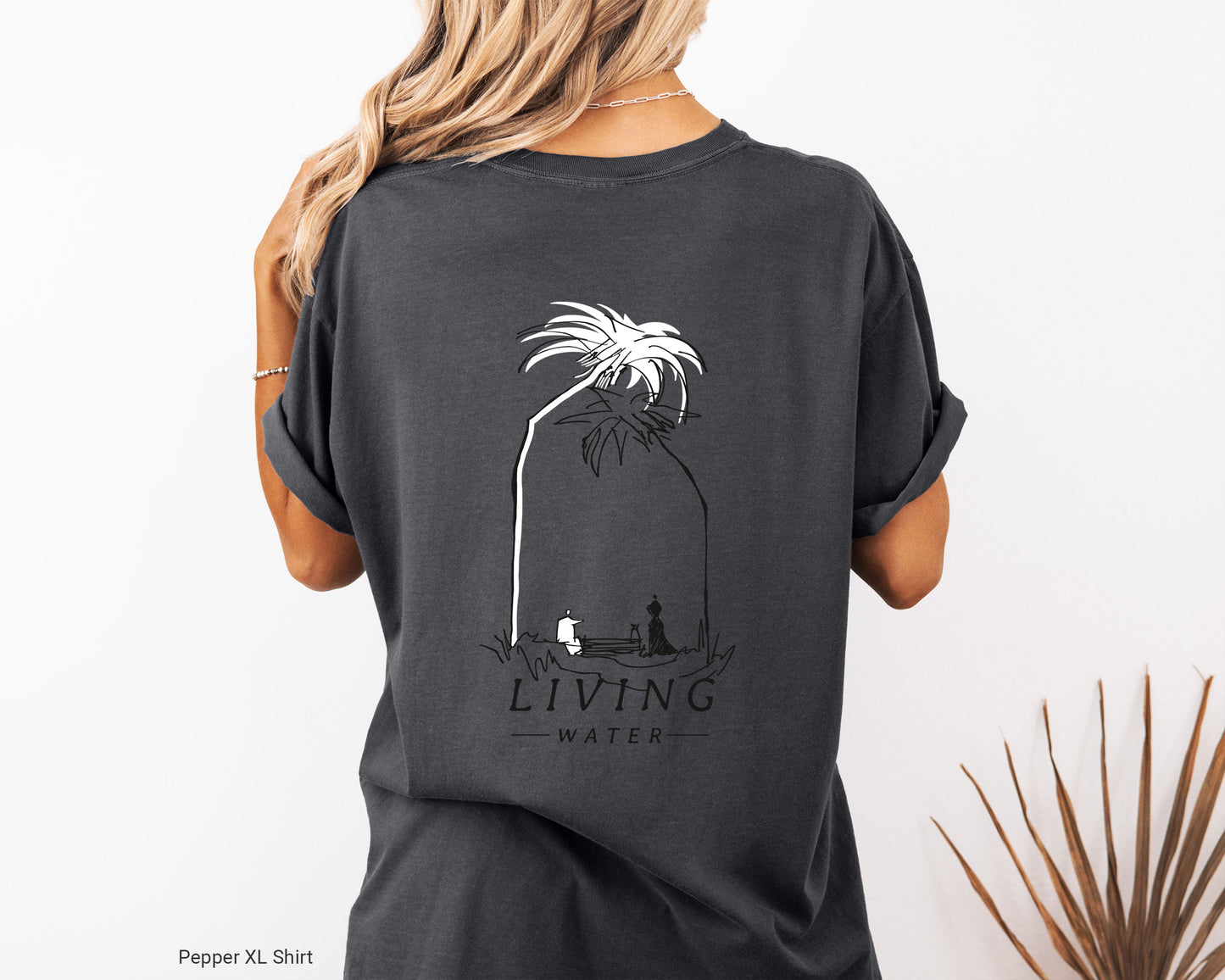 Living Water, Woman at Well - Unisex Garment-Dyed T-shirt - Comfort Colors®