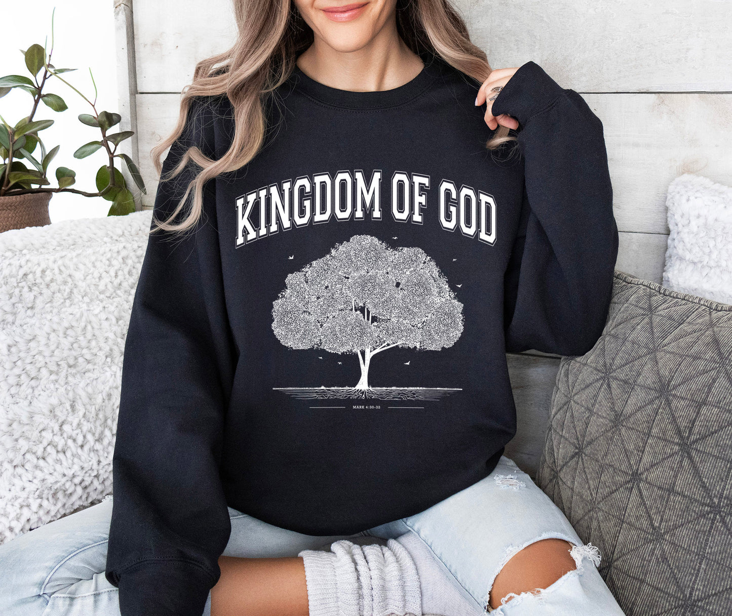 Kingdom of God Mustard Seed - Unisex Heavy Blend™ Crewneck Sweatshirt