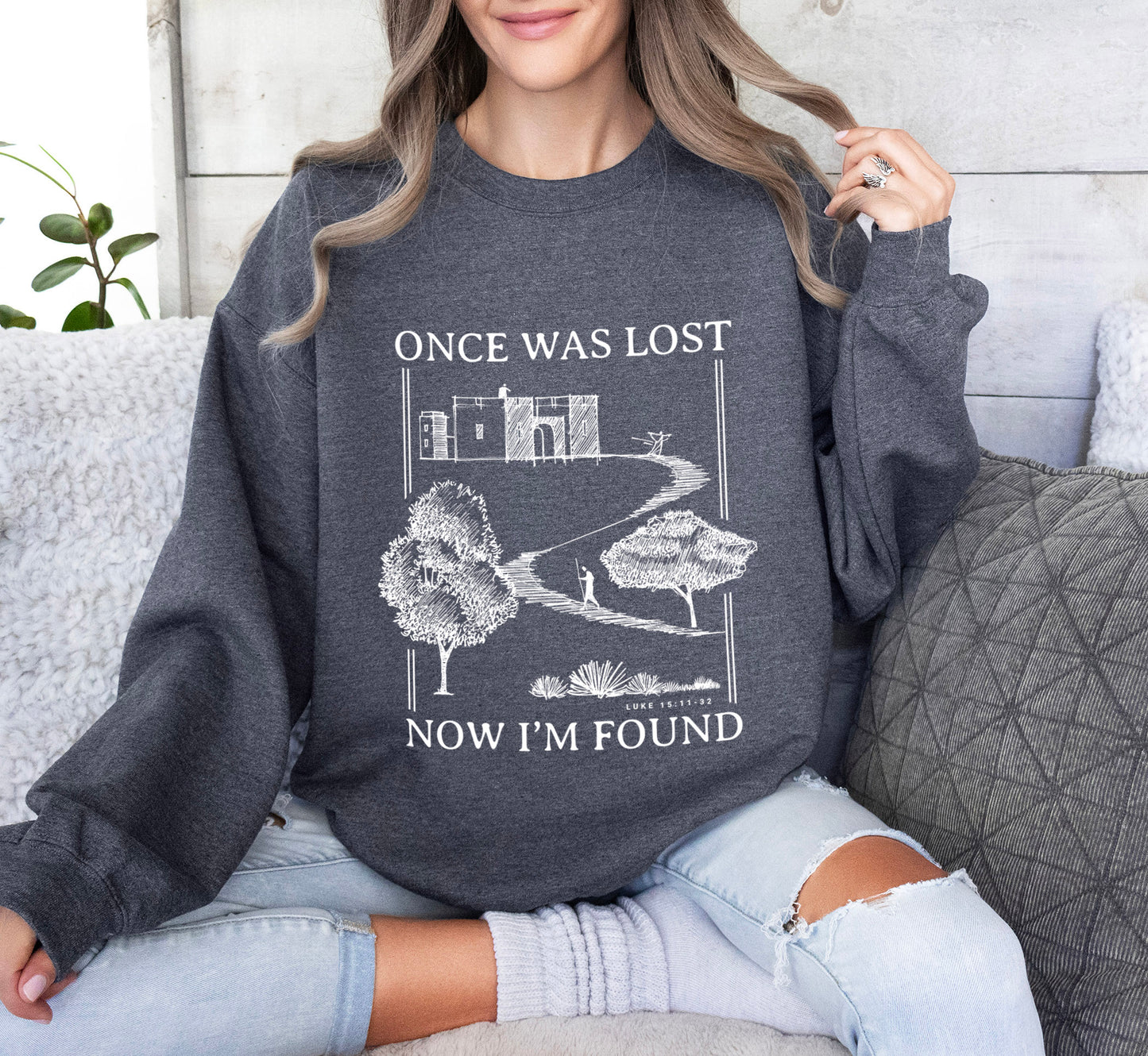 Prodigal Son Lost Now I'm Found - Unisex Heavy Blend™ Crewneck Sweatshirt