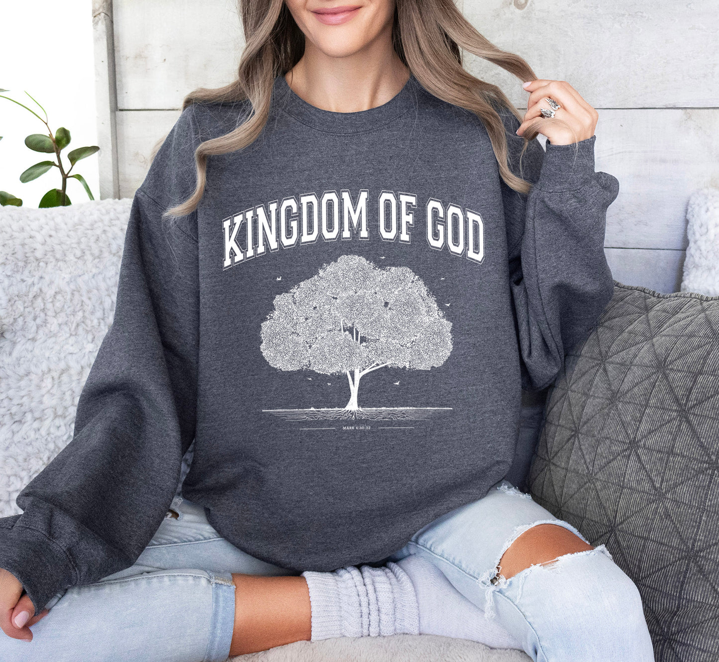 Kingdom of God Mustard Seed - Unisex Heavy Blend™ Crewneck Sweatshirt