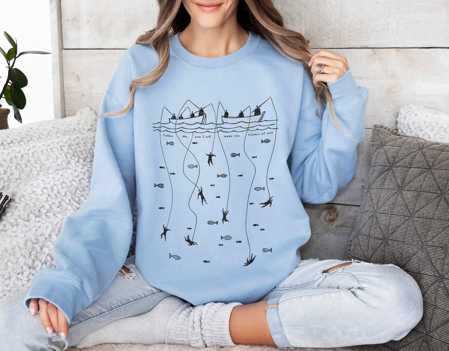 Fishers of Men - Unisex Heavy Blend™ Crewneck Sweatshirt