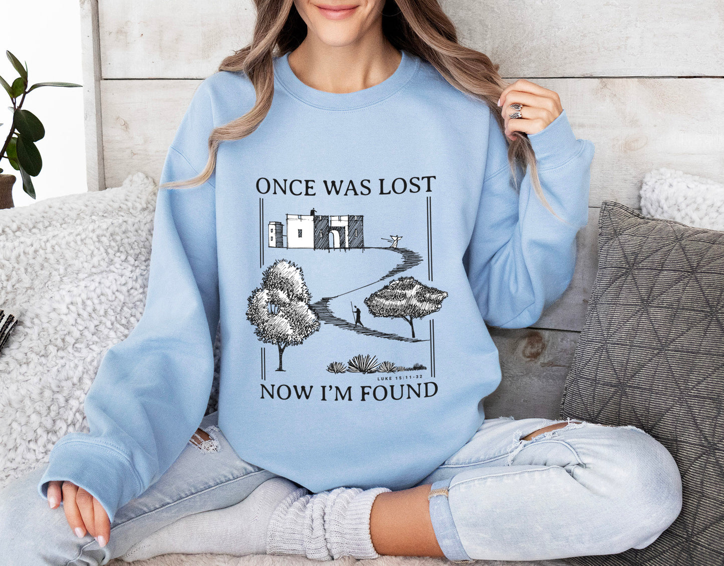 Prodigal Son Lost Now I'm Found - Unisex Heavy Blend™ Crewneck Sweatshirt