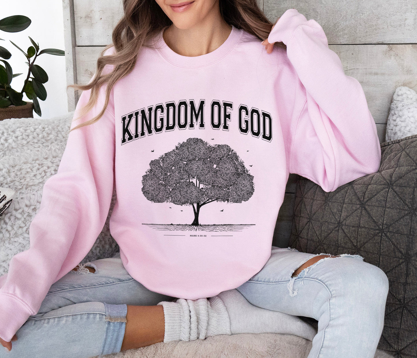Kingdom of God Mustard Seed - Unisex Heavy Blend™ Crewneck Sweatshirt