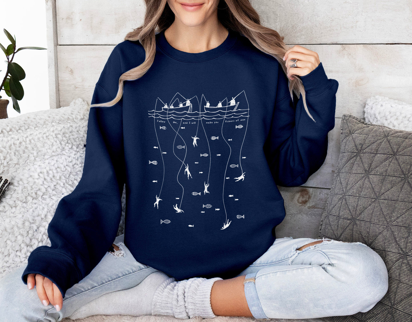 Fishers of Men - Unisex Heavy Blend™ Crewneck Sweatshirt