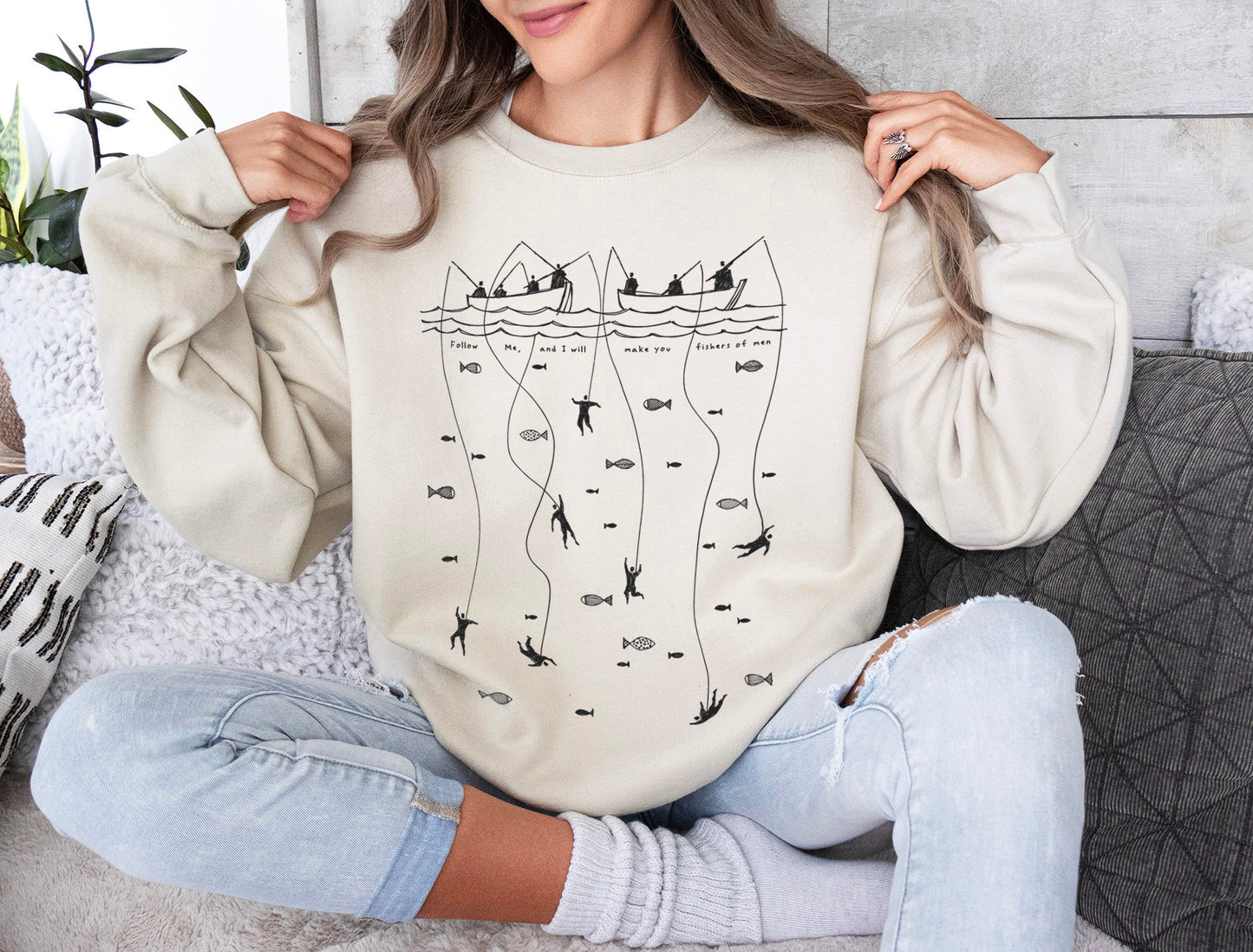 Fishers of Men - Unisex Heavy Blend™ Crewneck Sweatshirt