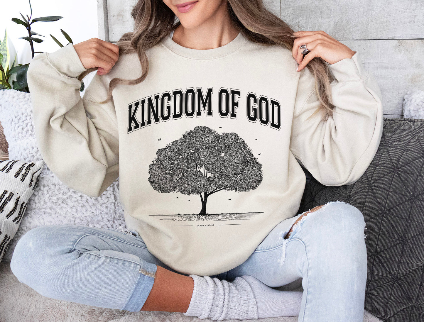 Kingdom of God Mustard Seed - Unisex Heavy Blend™ Crewneck Sweatshirt