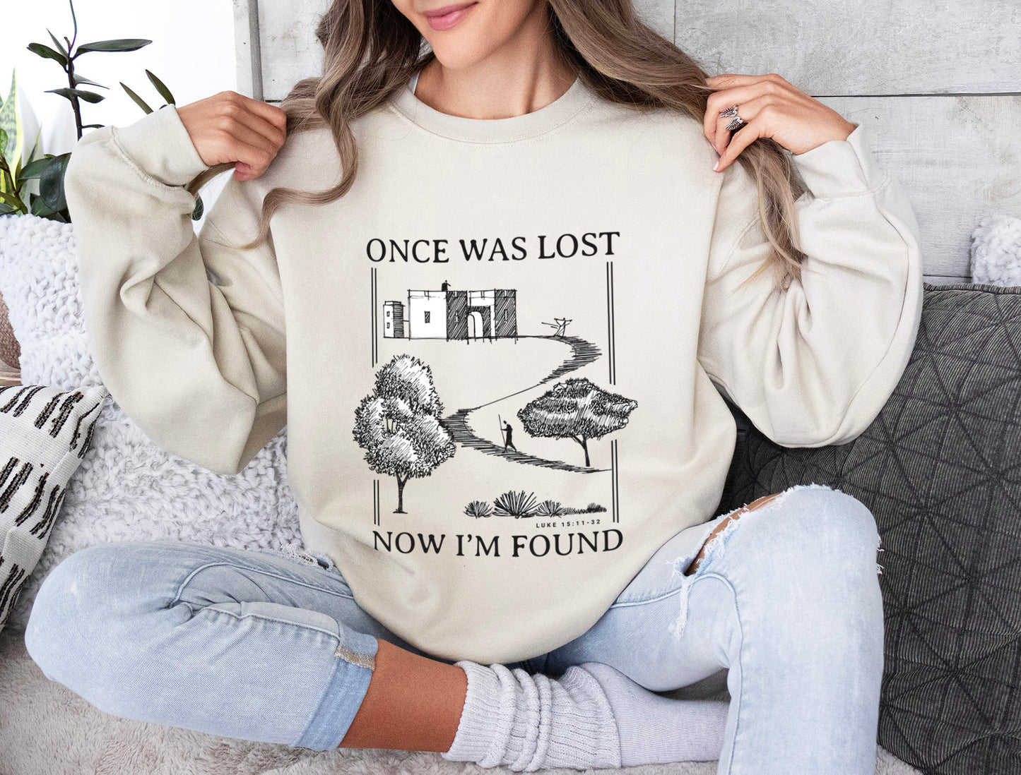 Prodigal Son Lost Now I'm Found - Unisex Heavy Blend™ Crewneck Sweatshirt