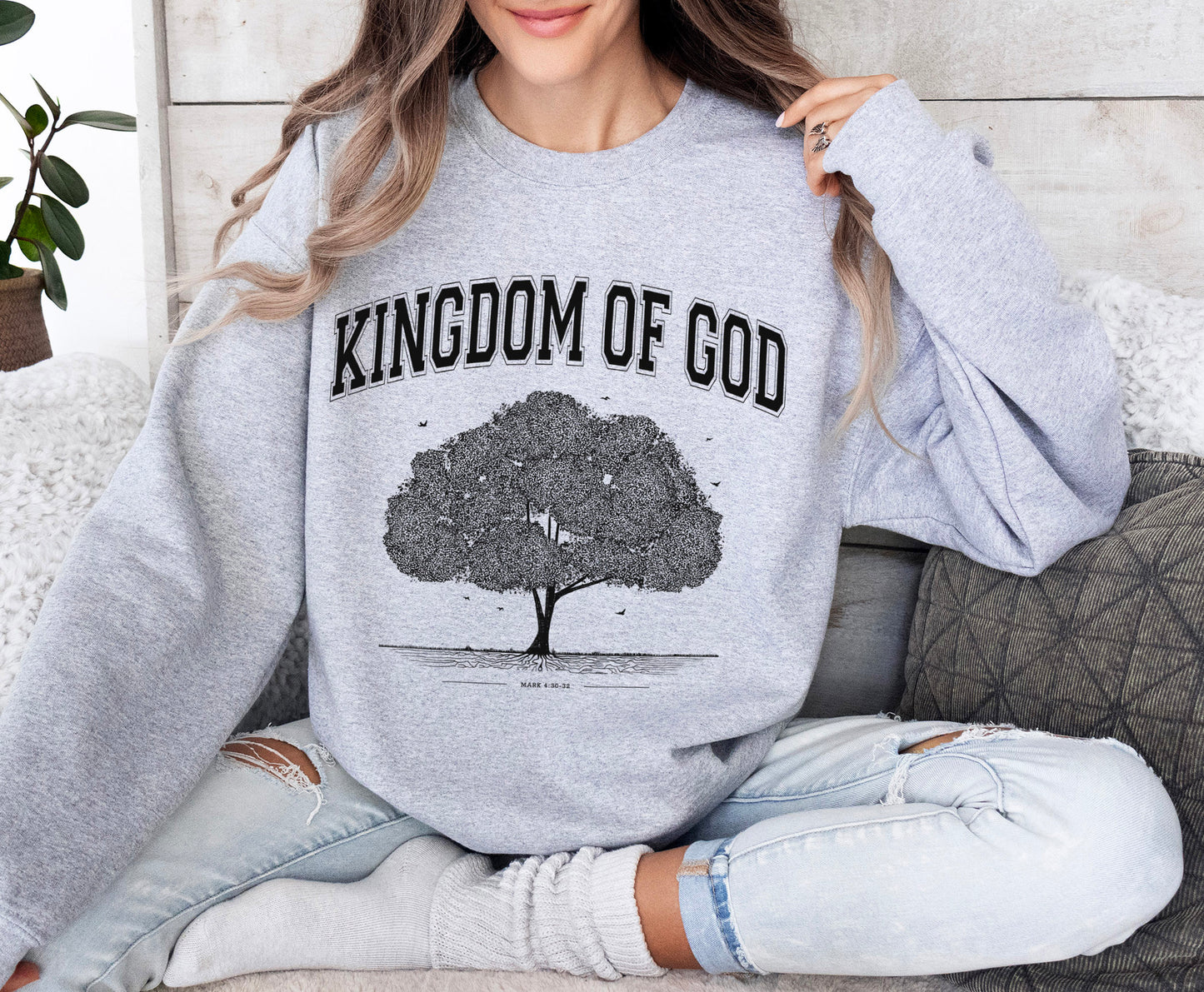 Kingdom of God Mustard Seed - Unisex Heavy Blend™ Crewneck Sweatshirt