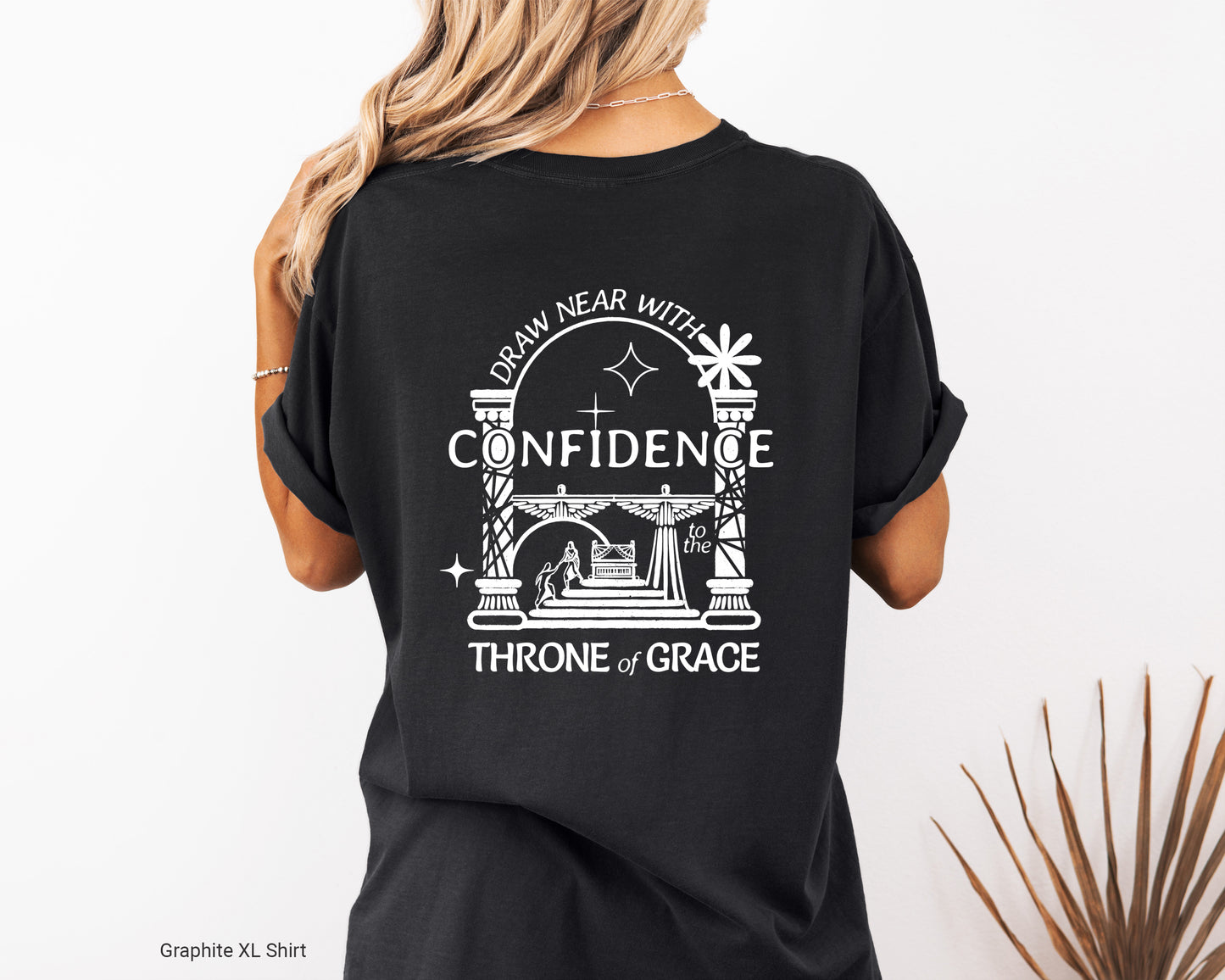 Draw Near With Confidence to the Throne of Grace - Unisex Garment-Dyed T-shirt - Comfort Colors®