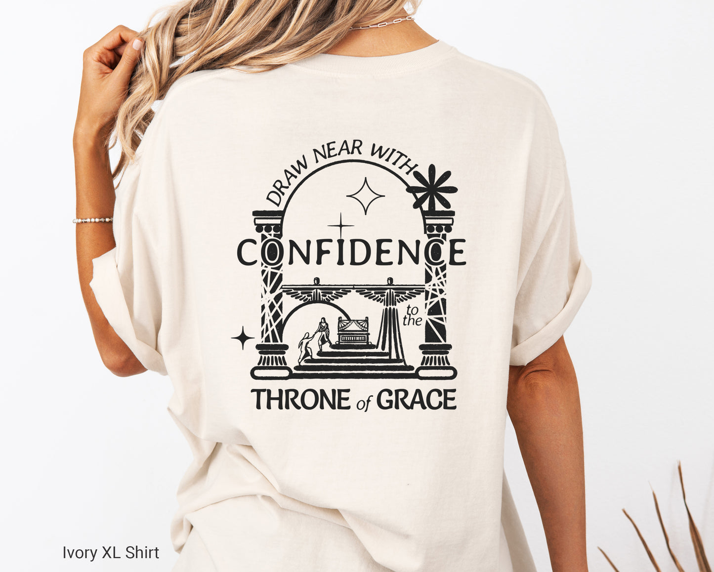 Draw Near With Confidence to the Throne of Grace - Unisex Garment-Dyed T-shirt - Comfort Colors®