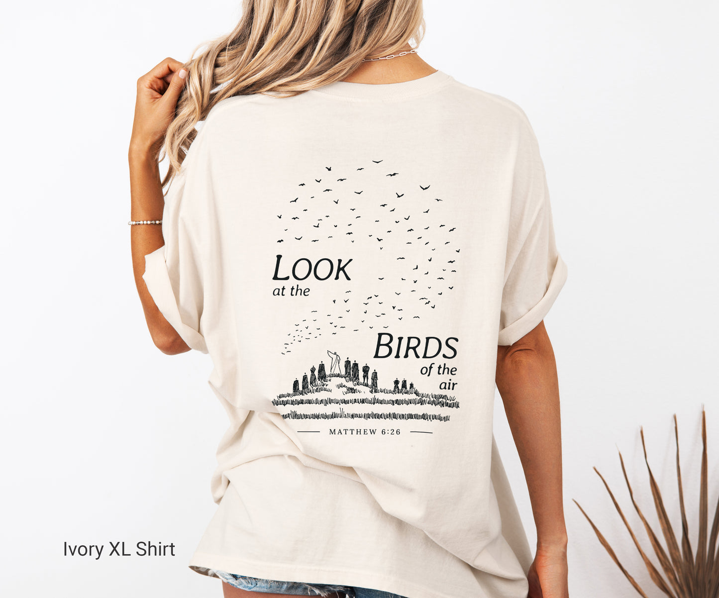 Look at the Birds of the Air - Unisex Garment-Dyed T-shirt - Comfort Colors®