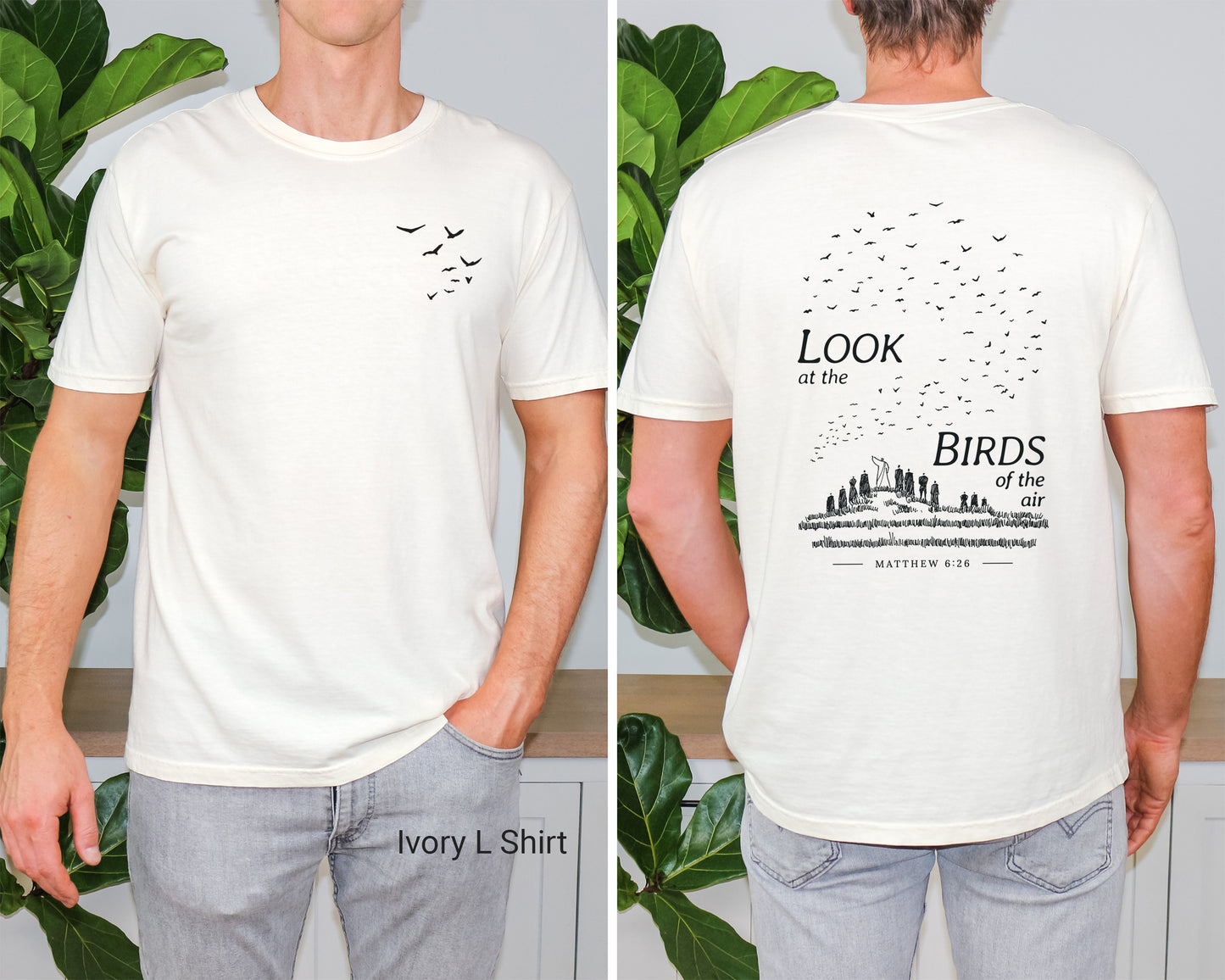 Look at the Birds of the Air - Unisex Garment-Dyed T-shirt - Comfort Colors®