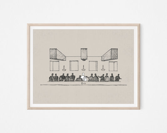 The Last Supper Jesus & Disciples - Digital Print