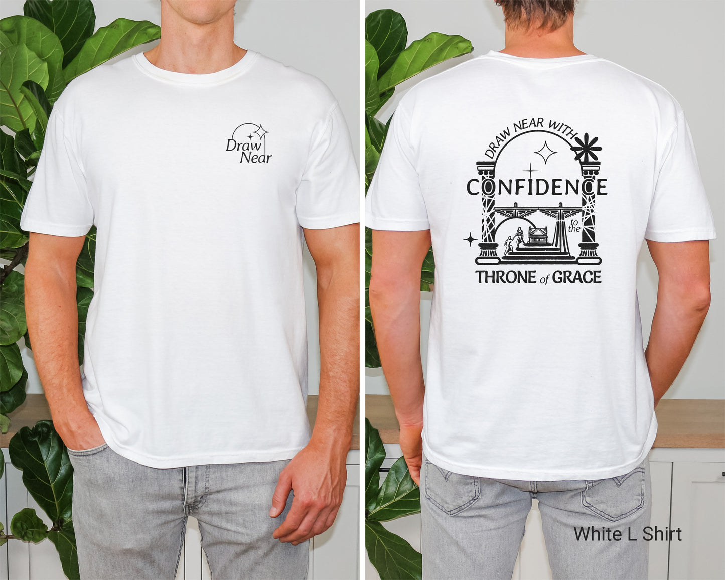 Draw Near With Confidence to the Throne of Grace - Unisex Garment-Dyed T-shirt - Comfort Colors®