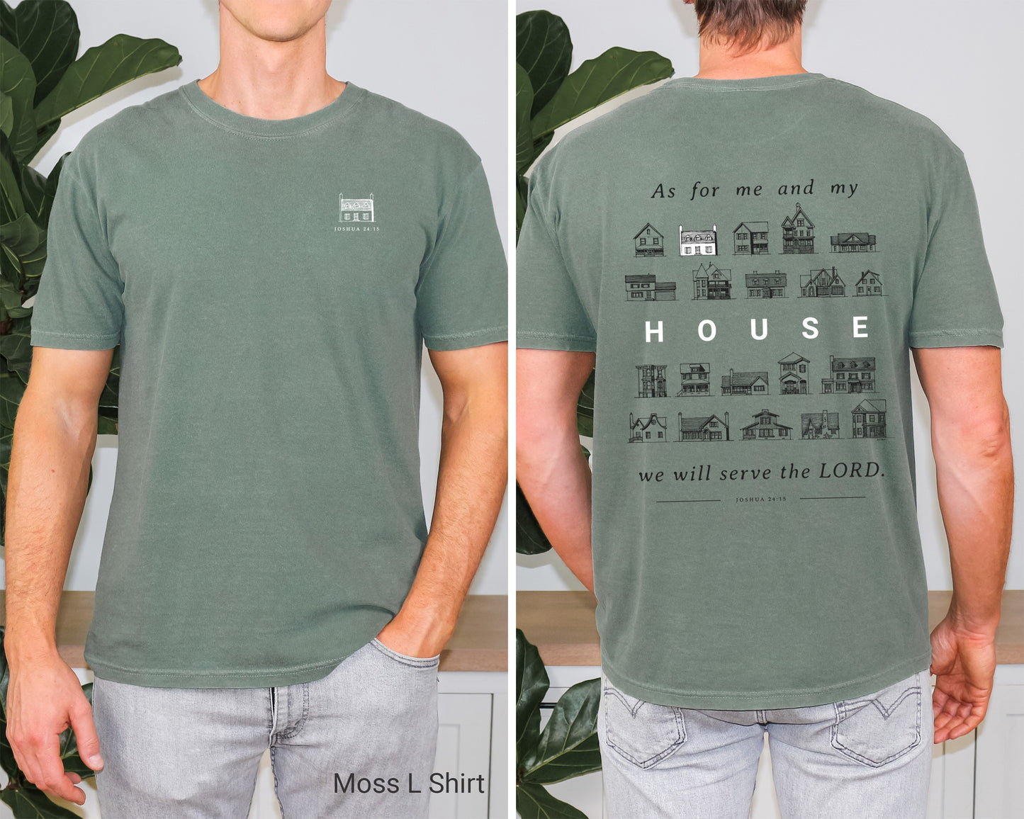 As For Me and My House Joshua 24:15 - Unisex Garment-Dyed T-shirt - Comfort Colors®