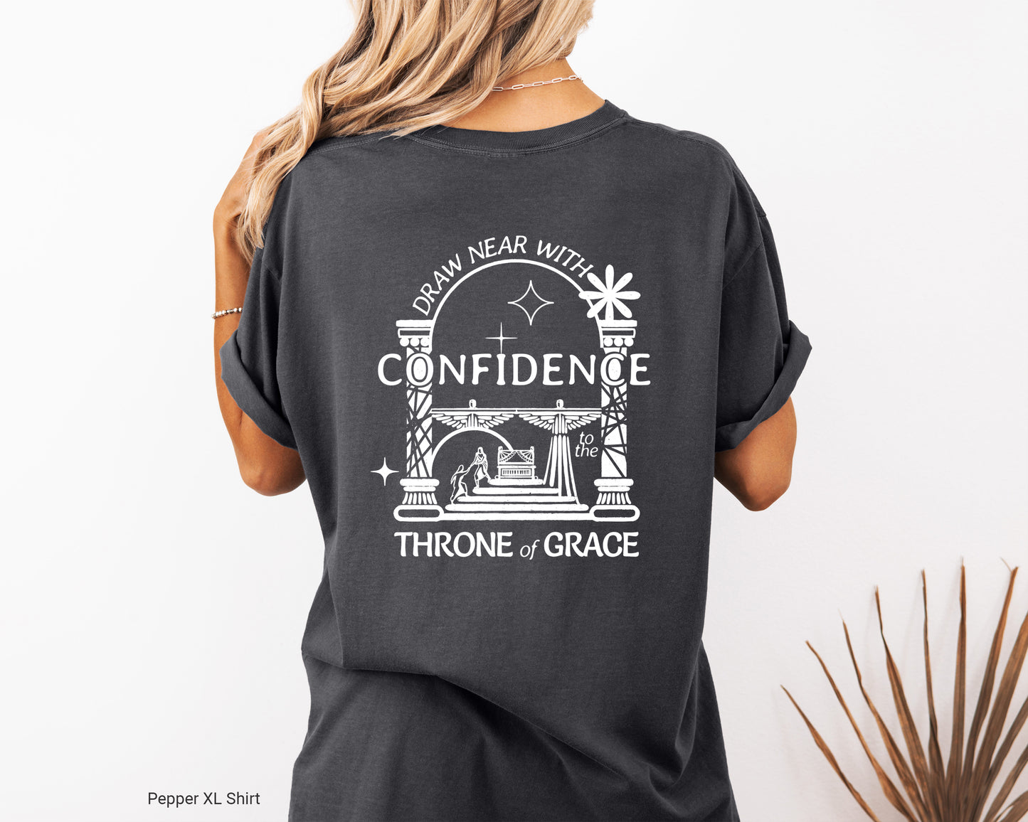 Draw Near With Confidence to the Throne of Grace - Unisex Garment-Dyed T-shirt - Comfort Colors®