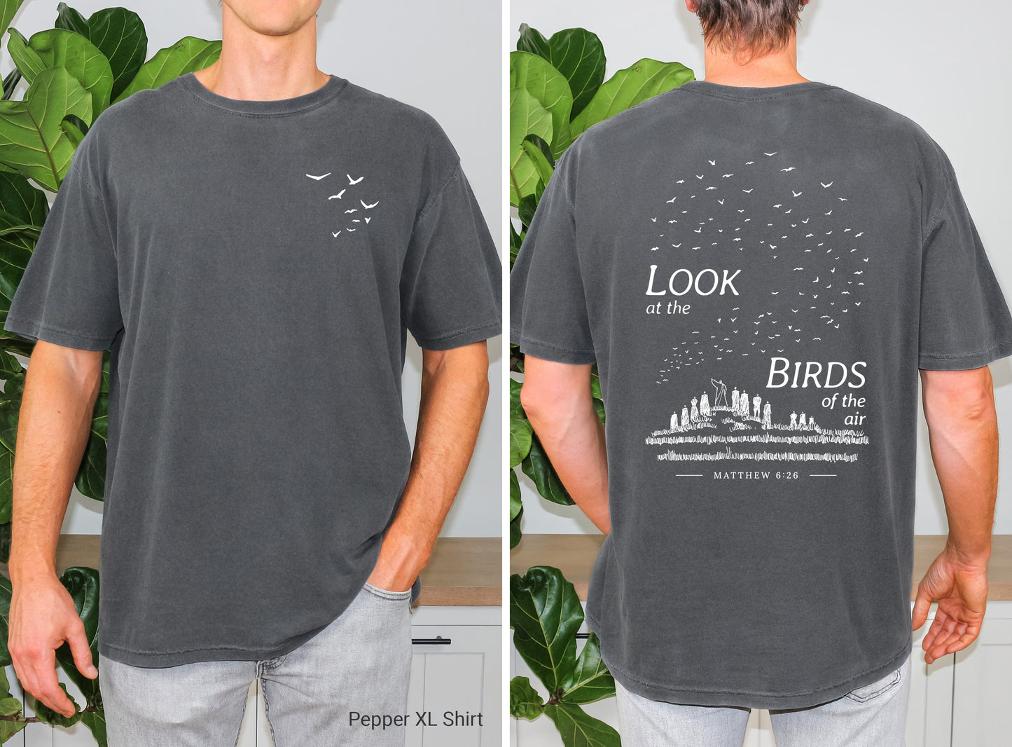 Look at the Birds of the Air - Unisex Garment-Dyed T-shirt - Comfort Colors®