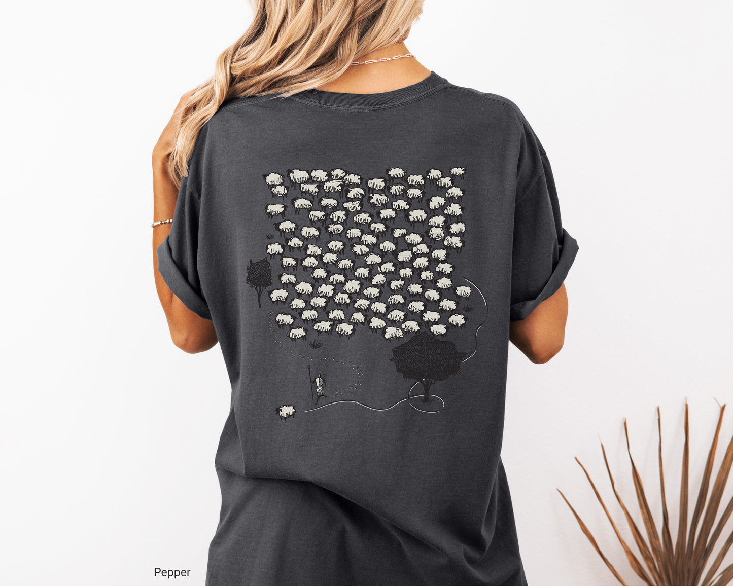 Leaves the 99 Sheep - Unisex Garment-Dyed T-shirt - Comfort Colors®