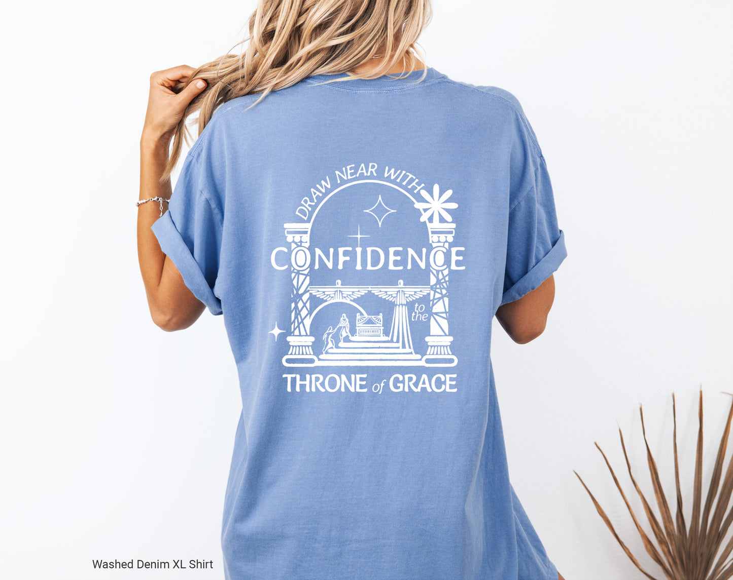 Draw Near With Confidence to the Throne of Grace - Unisex Garment-Dyed T-shirt - Comfort Colors®