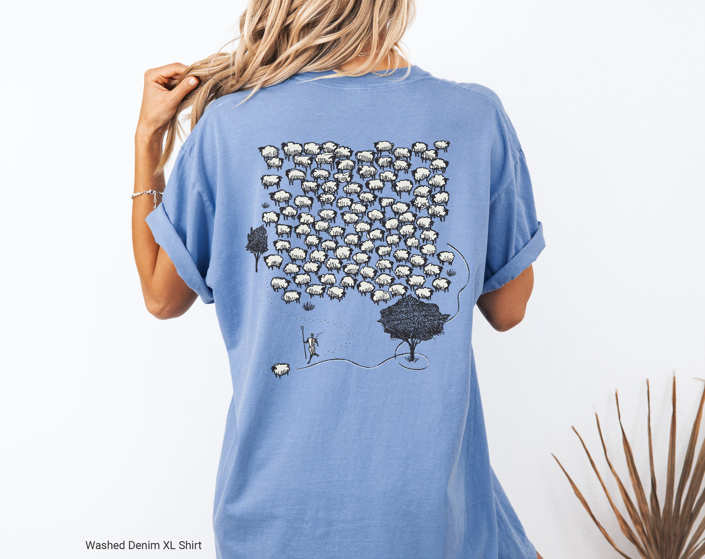 Leaves the 99 Sheep - Unisex Garment-Dyed T-shirt - Comfort Colors®