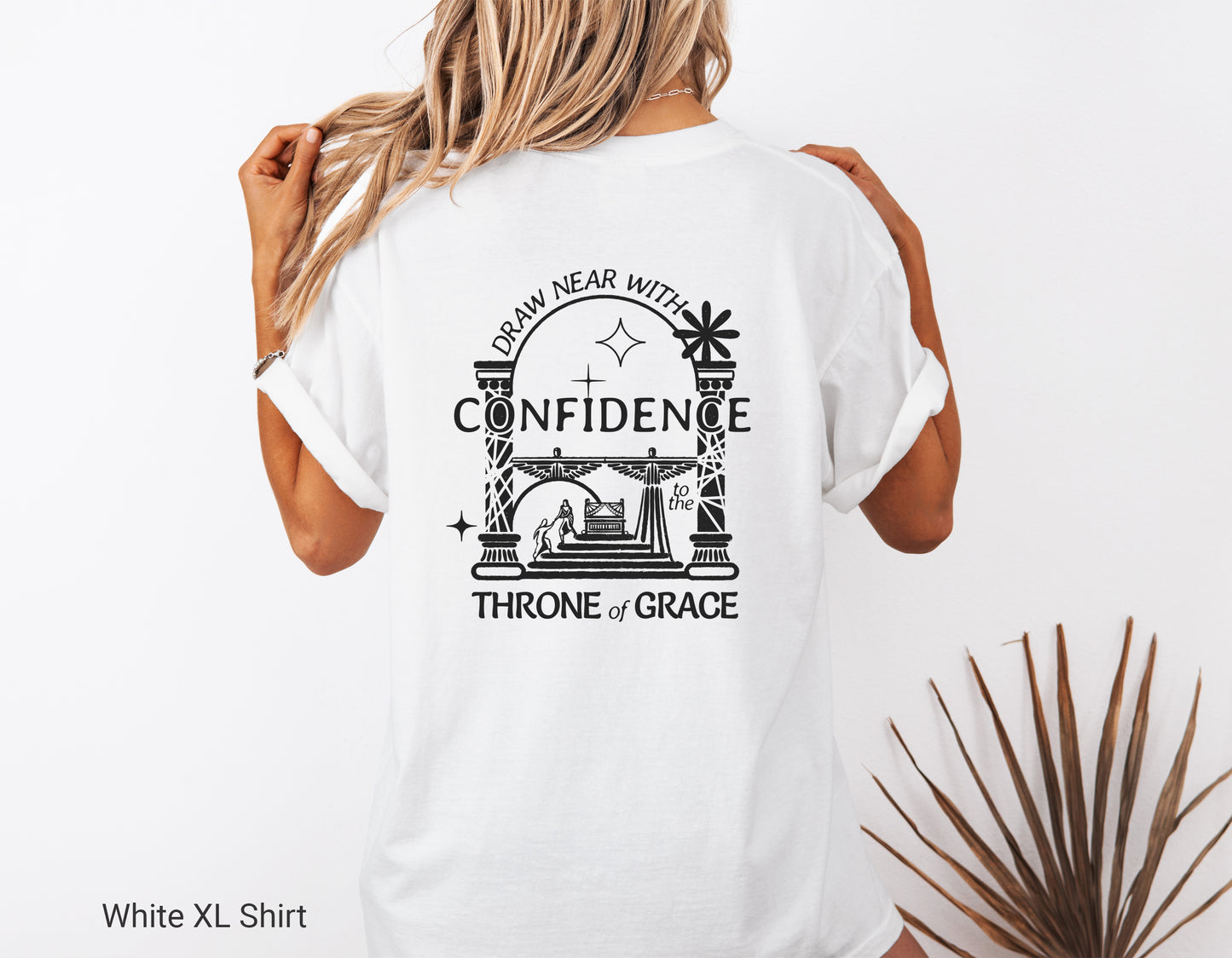 Draw Near With Confidence to the Throne of Grace - Unisex Garment-Dyed T-shirt - Comfort Colors®