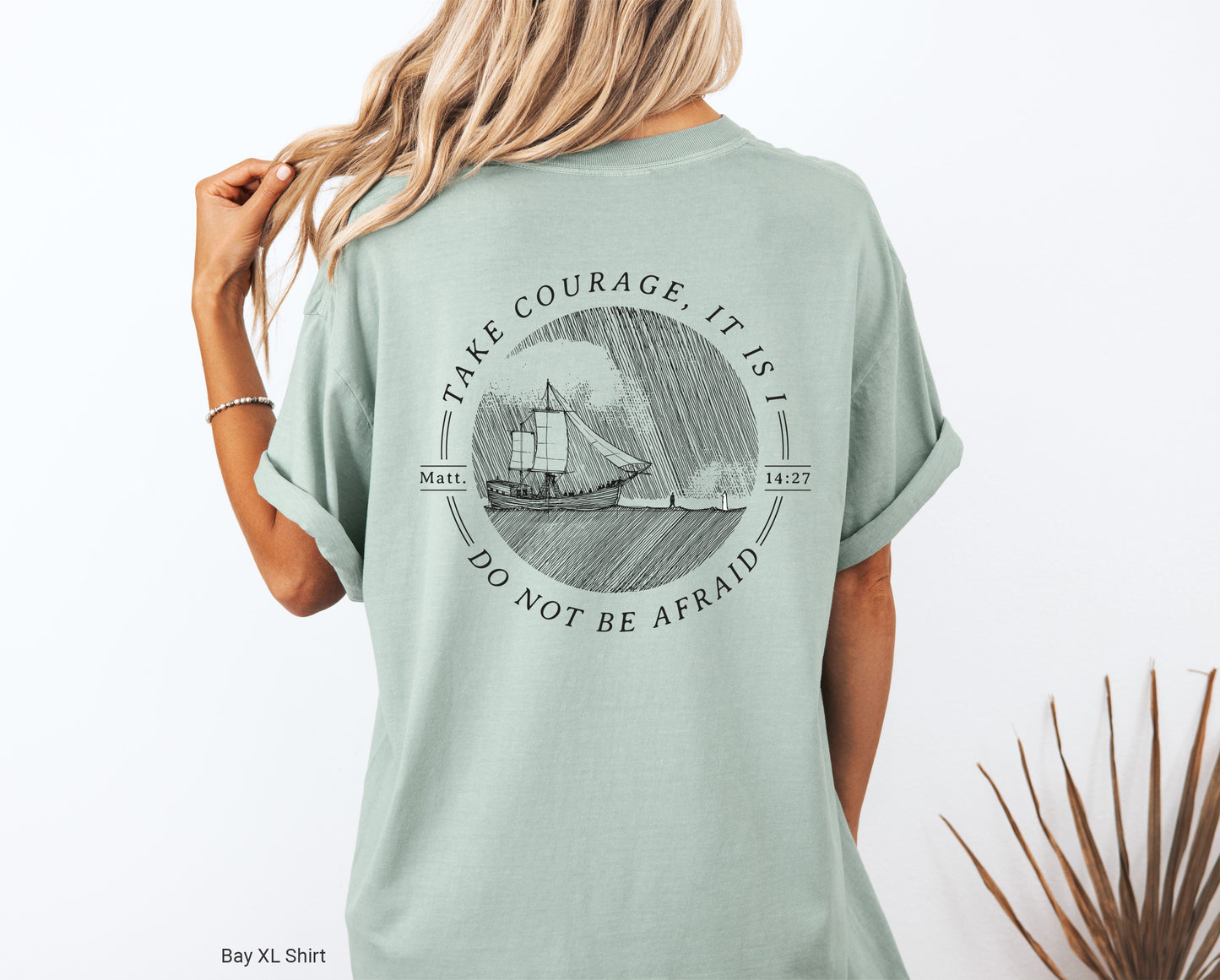 Walk on Water Take Courage - Unisex Garment-Dyed T-shirt - Comfort Colors®