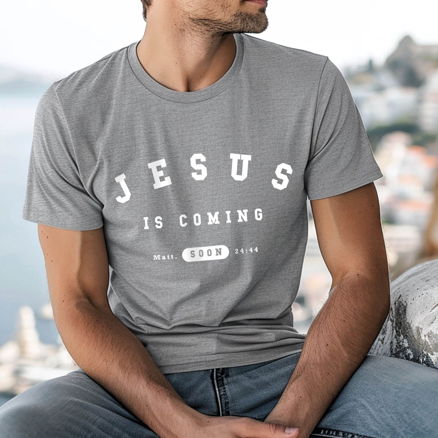 Jesus is Coming Soon - Unisex Jersey Short Sleeve Tee - Bella Canvas 3001