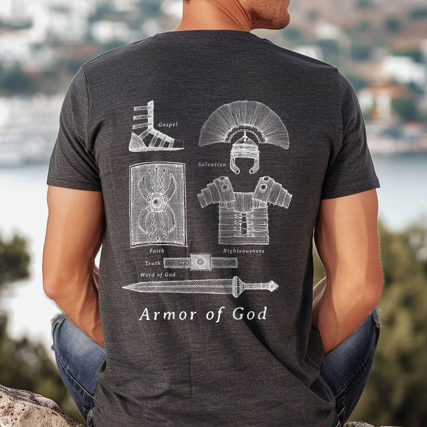 Armor of God, For the King - Unisex Jersey Short Sleeve Tee - Bella Canvas 3001