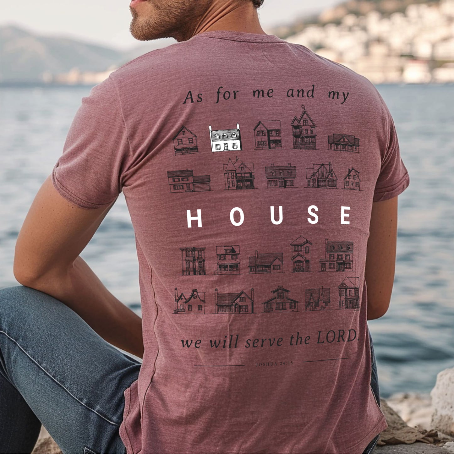 As For Me and My House Joshua 24:15 - Unisex Jersey Short Sleeve Tee - Bella Canvas 3001