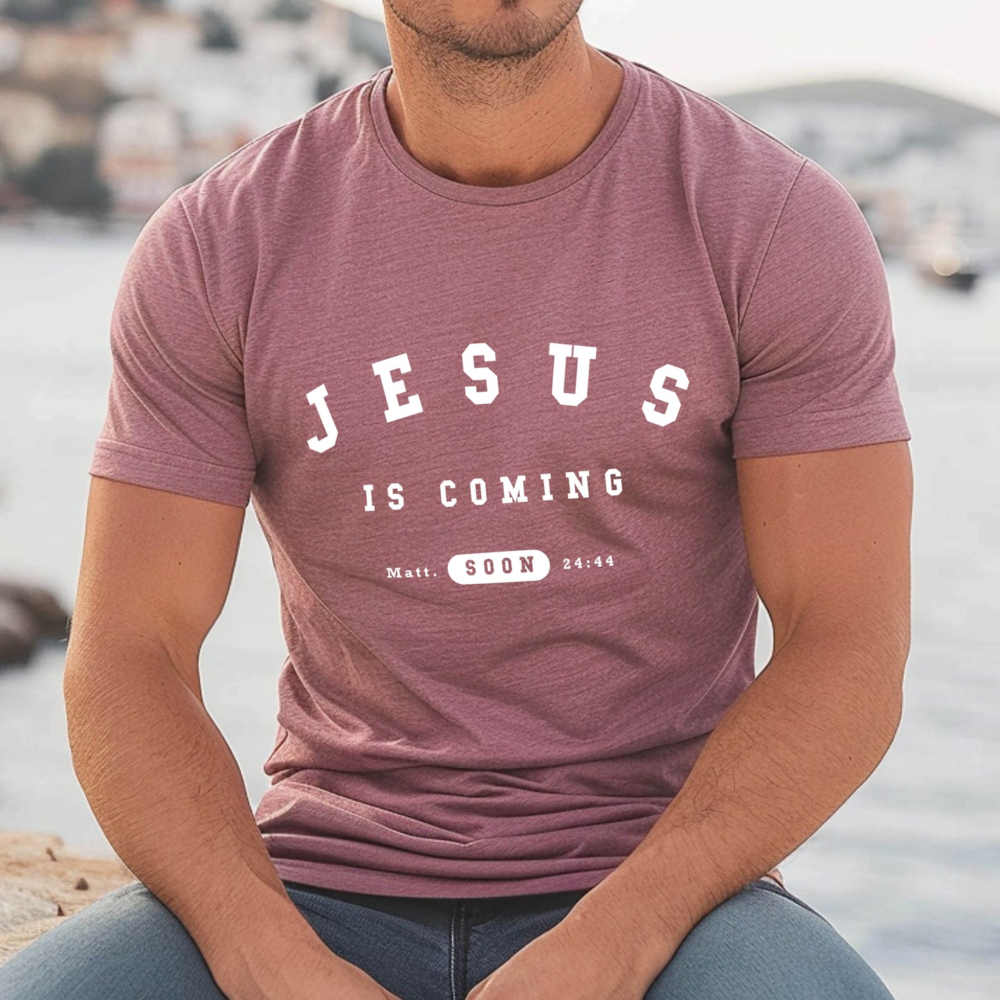 Jesus is Coming Soon - Unisex Jersey Short Sleeve Tee - Bella Canvas 3001