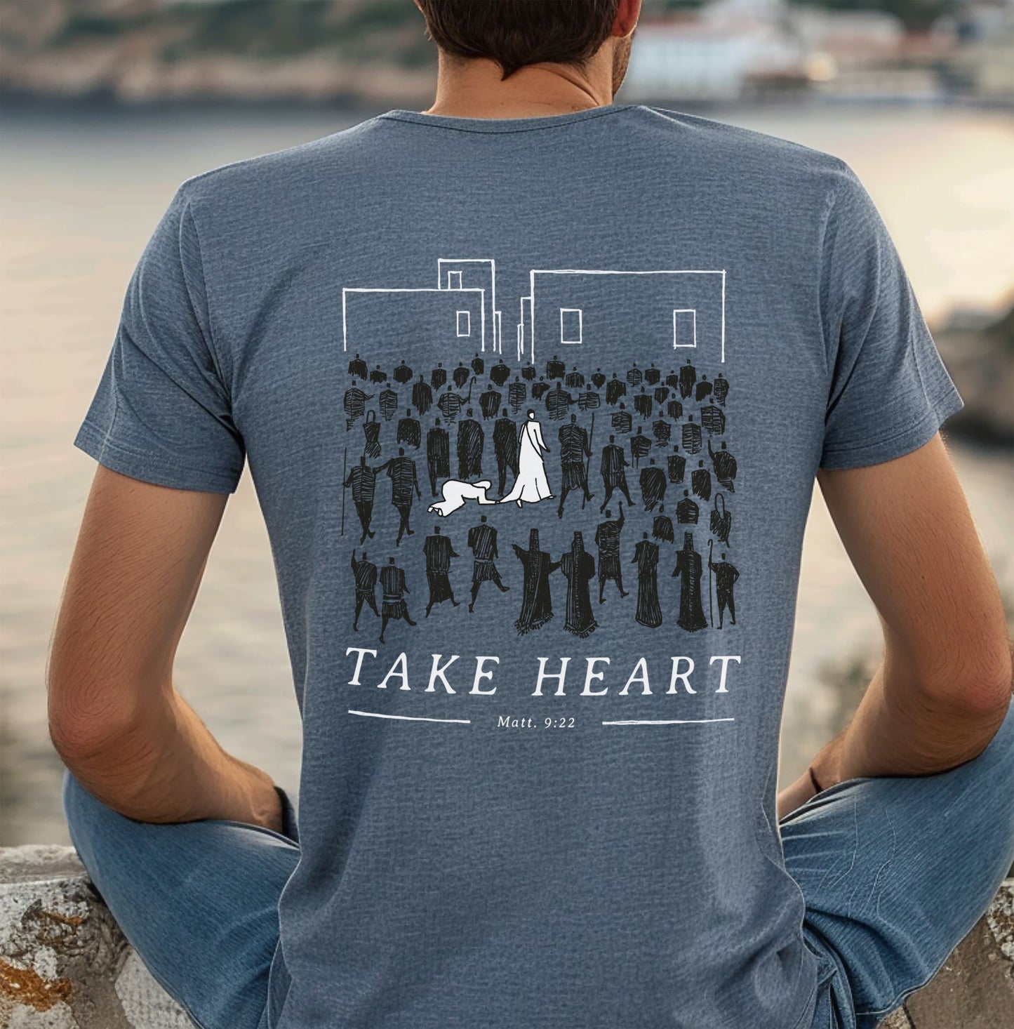 Take Heart - Unisex Jersey Short Sleeve Tee - Bella Canvas 3001