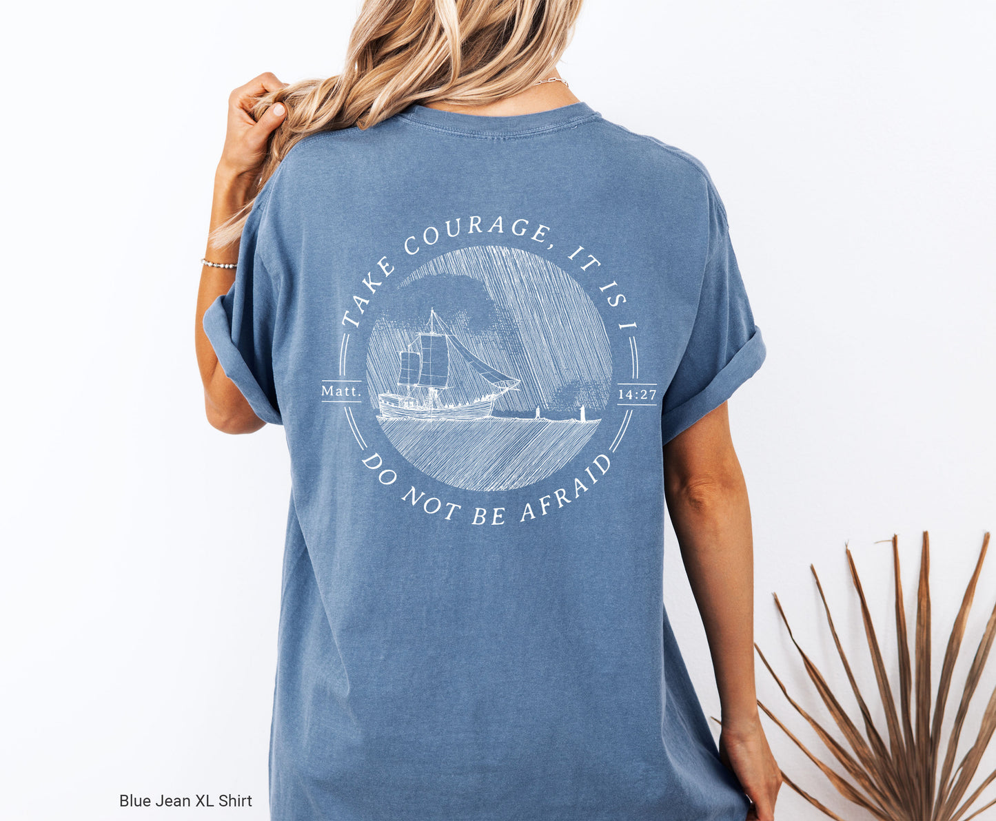 Walk on Water Take Courage - Unisex Garment-Dyed T-shirt - Comfort Colors®